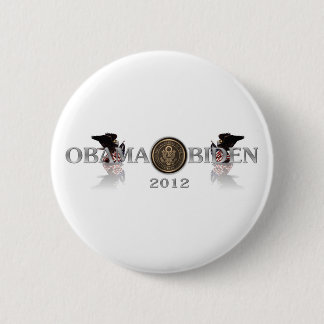 Macaron Rond 5 Cm Bouton d'Obama Biden 2012
