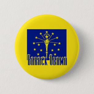 Macaron Rond 5 Cm Bouton d'Obama INDIANA