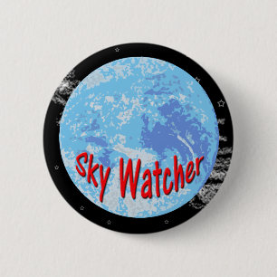 Macaron Rond 5 Cm Bouton d'observateur de ciel