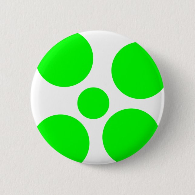 Macaron Rond 5 Cm Bouton d'oeufs (Devant)