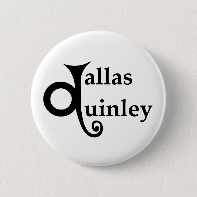 Macaron Rond 5 Cm Bouton DQ (Devant)