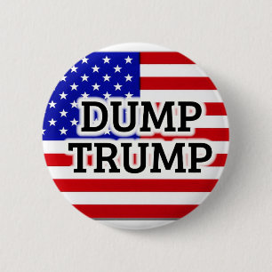 Macaron Rond 5 Cm Bouton Drapeau américain TRUMP