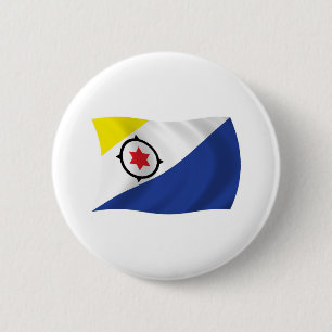 Macaron Rond 5 Cm Bouton Drapeau Bonaire