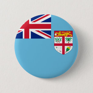 Macaron Rond 5 Cm Bouton drapeau de la République des Fidji