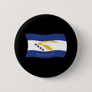 Macaron Rond 5 Cm Bouton drapeau de l'atoll de Johnston