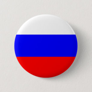 Macaron Rond 5 Cm Bouton Drapeau de Russie