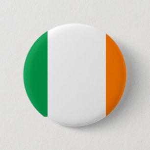 Macaron Rond 5 Cm Bouton Drapeau d'Irlande