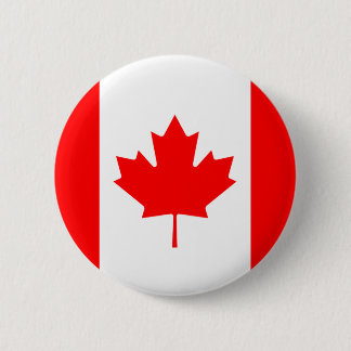 Macaron Rond 5 Cm Bouton drapeau du Canada