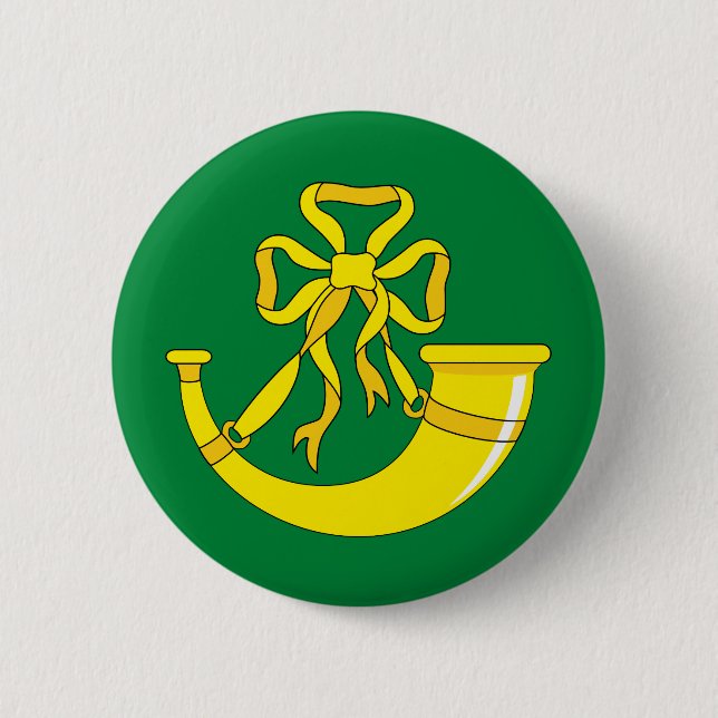 Macaron Rond 5 Cm Bouton Drapeau du Huntingdonshire (Devant)