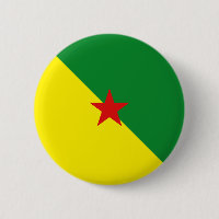 Bouton Drapeau Guyane Fisheye