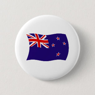 Macaron Rond 5 Cm Bouton Drapeau Nouvelle-Zélande
