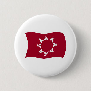 Macaron Rond 5 Cm Bouton Drapeau Oglala Lakota