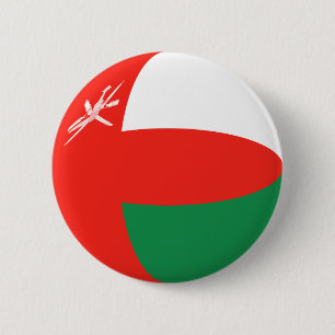 Macaron Rond 5 Cm Bouton Drapeau Oman Fisheye