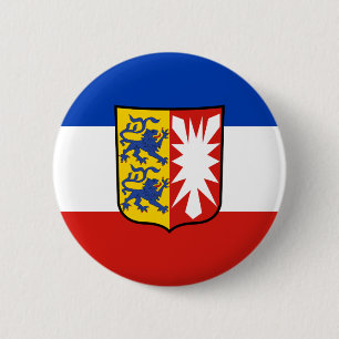 Macaron Rond 5 Cm Bouton Drapeau Schleswig-Holstein Pinback