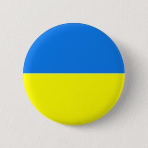 Macaron Rond 5 Cm bouton drapeau ukrainien