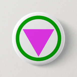 Macaron Rond 5 Cm Bouton droit de symbole d'allié