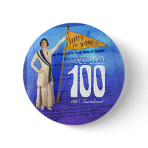Bouton du centenaire du suffrage féminin