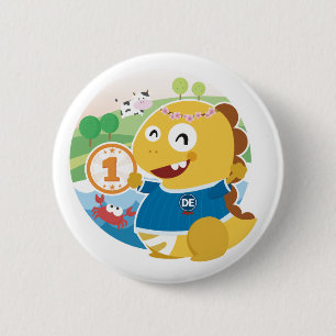 Macaron Rond 5 Cm Bouton du Delaware VIPKID