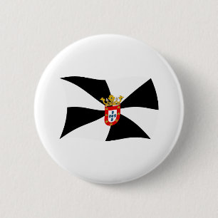 Macaron Rond 5 Cm Bouton du drapeau de Ceuta