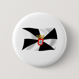 Macaron Rond 5 Cm Bouton du drapeau de Ceuta