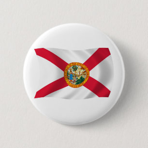 Macaron Rond 5 Cm Bouton du drapeau de Floride