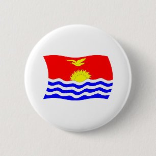 Macaron Rond 5 Cm Bouton du drapeau de Kiribati
