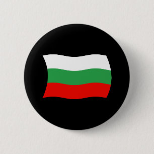 Macaron Rond 5 Cm Bouton du drapeau de la Bulgarie