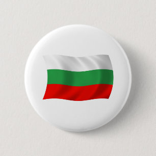 Macaron Rond 5 Cm Bouton du drapeau de la Bulgarie