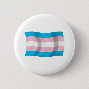 Macaron Rond 5 Cm Bouton du drapeau de la fierté transgenre