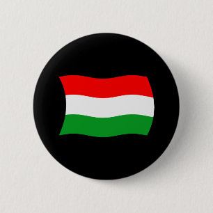 Macaron Rond 5 Cm Bouton du drapeau de la Hongrie