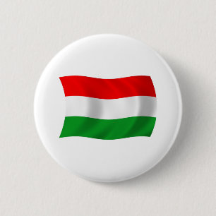 Macaron Rond 5 Cm Bouton du drapeau de la Hongrie
