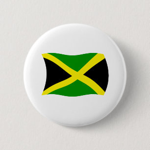 Macaron Rond 5 Cm Bouton du drapeau de la Jamaïque