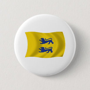 Macaron Rond 5 Cm Bouton du drapeau de la minorité danoise du Schles
