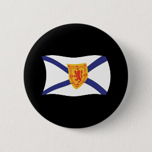 Macaron Rond 5 Cm Bouton du drapeau de la Nouvelle-Écosse