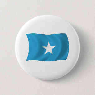 Macaron Rond 5 Cm Bouton du drapeau de la Somalie