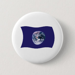 Macaron Rond 5 Cm Bouton du drapeau de la Terre