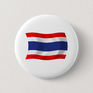 Macaron Rond 5 Cm Bouton du drapeau de la Thaïlande
