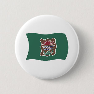 Macaron Rond 5 Cm Bouton du drapeau de la tribu Abenaki