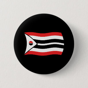 Macaron Rond 5 Cm Bouton du drapeau de la tribu Arapaho