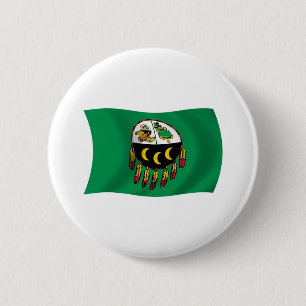 Macaron Rond 5 Cm Bouton du drapeau de la tribu Kutenai