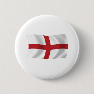 Macaron Rond 5 Cm Bouton du drapeau de l'Angleterre