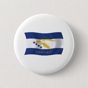 Macaron Rond 5 Cm Bouton du drapeau de l'atoll Johnston