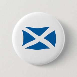 Macaron Rond 5 Cm Bouton du drapeau de l'Écosse
