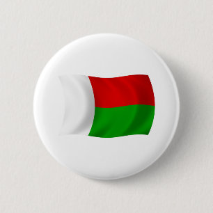 Macaron Rond 5 Cm Bouton du drapeau de Madagascar
