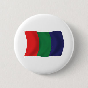 Macaron Rond 5 Cm Bouton du drapeau de Mars