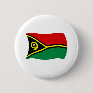 Macaron Rond 5 Cm Bouton du drapeau de Vanuatu