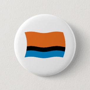 Macaron Rond 5 Cm Bouton du drapeau des Chagossiens