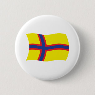 Macaron Rond 5 Cm Bouton du drapeau des Finlandais ingriens