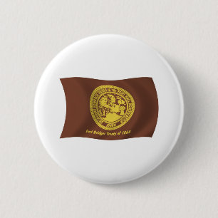 Macaron Rond 5 Cm Bouton du drapeau des tribus Shoshone Bannock