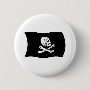 Macaron Rond 5 Cm Bouton du drapeau d'Henry Every